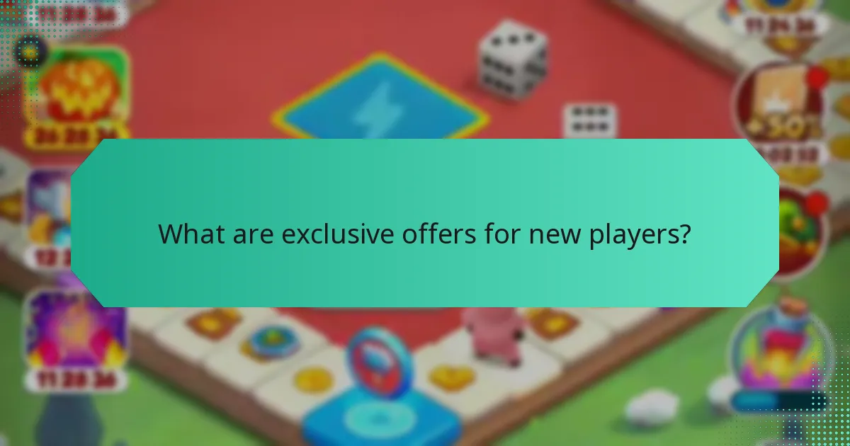 What are exclusive offers for new players?